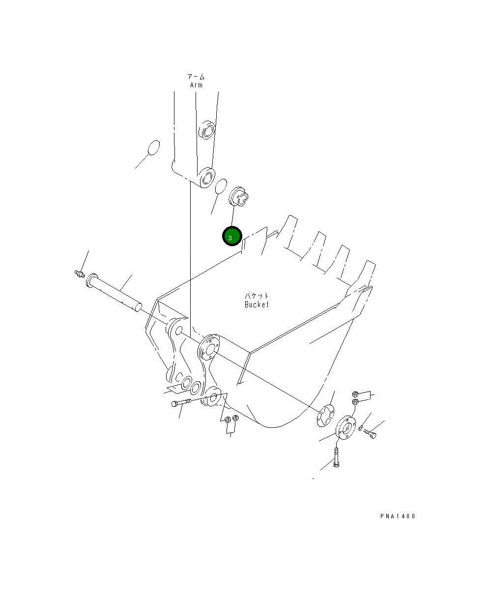 Проставка 20U-70-22230 Komatsu