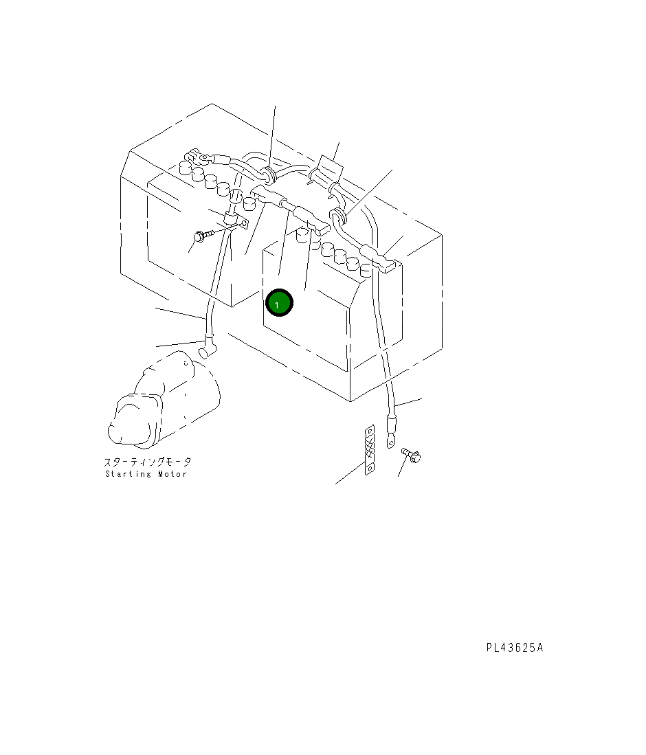 Провод 415-06-12244 Komatsu
