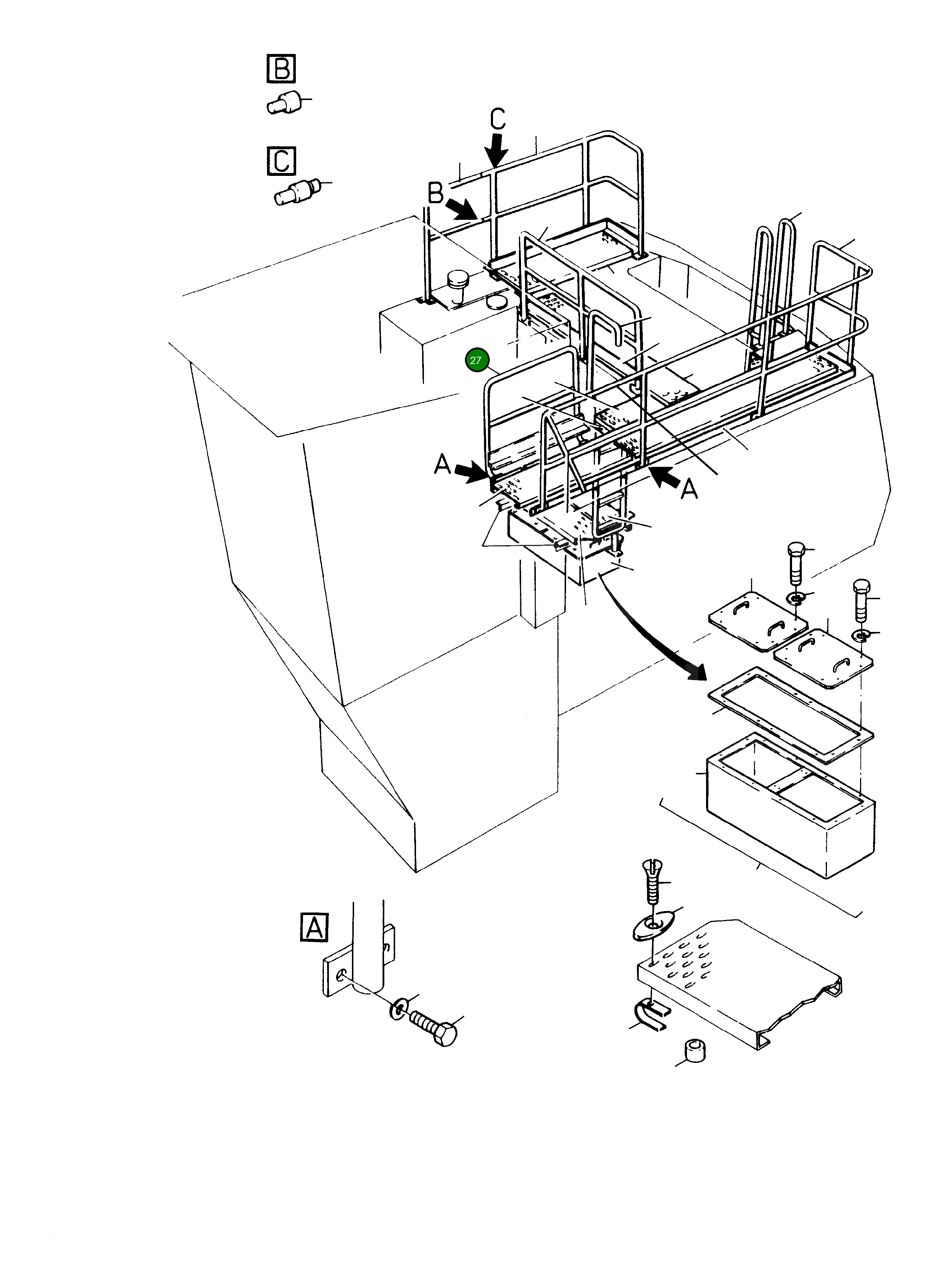 Рельс 508 331 40 Komatsu