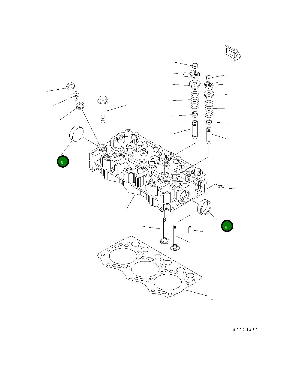 Пробка 461-616 Komatsu