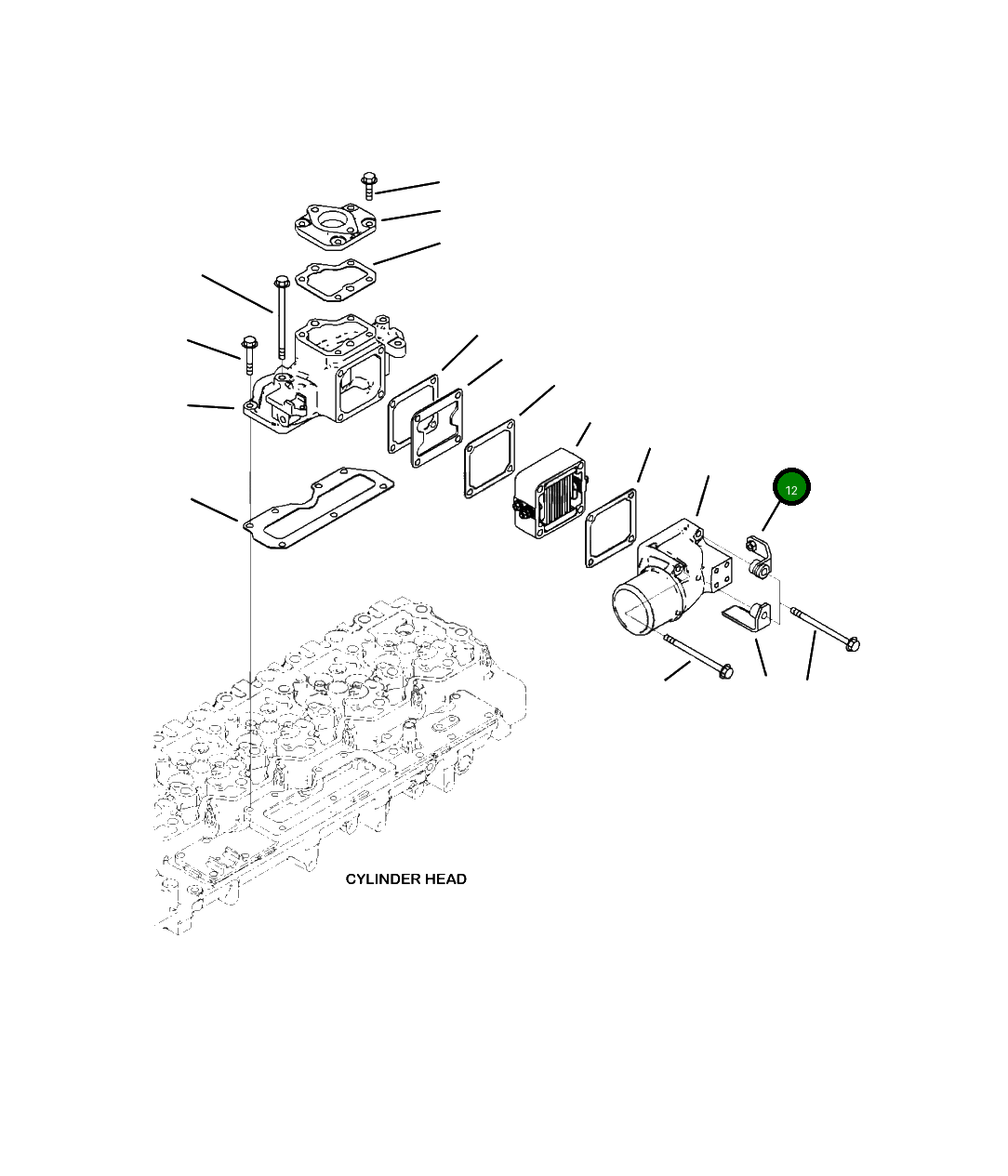 Распорка 6746-81-5280 Komatsu