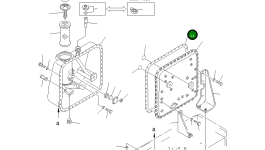 Прокладка 154-60-71161 Komatsu