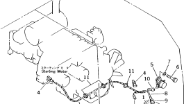 Провод 21P-06-K1160 Komatsu