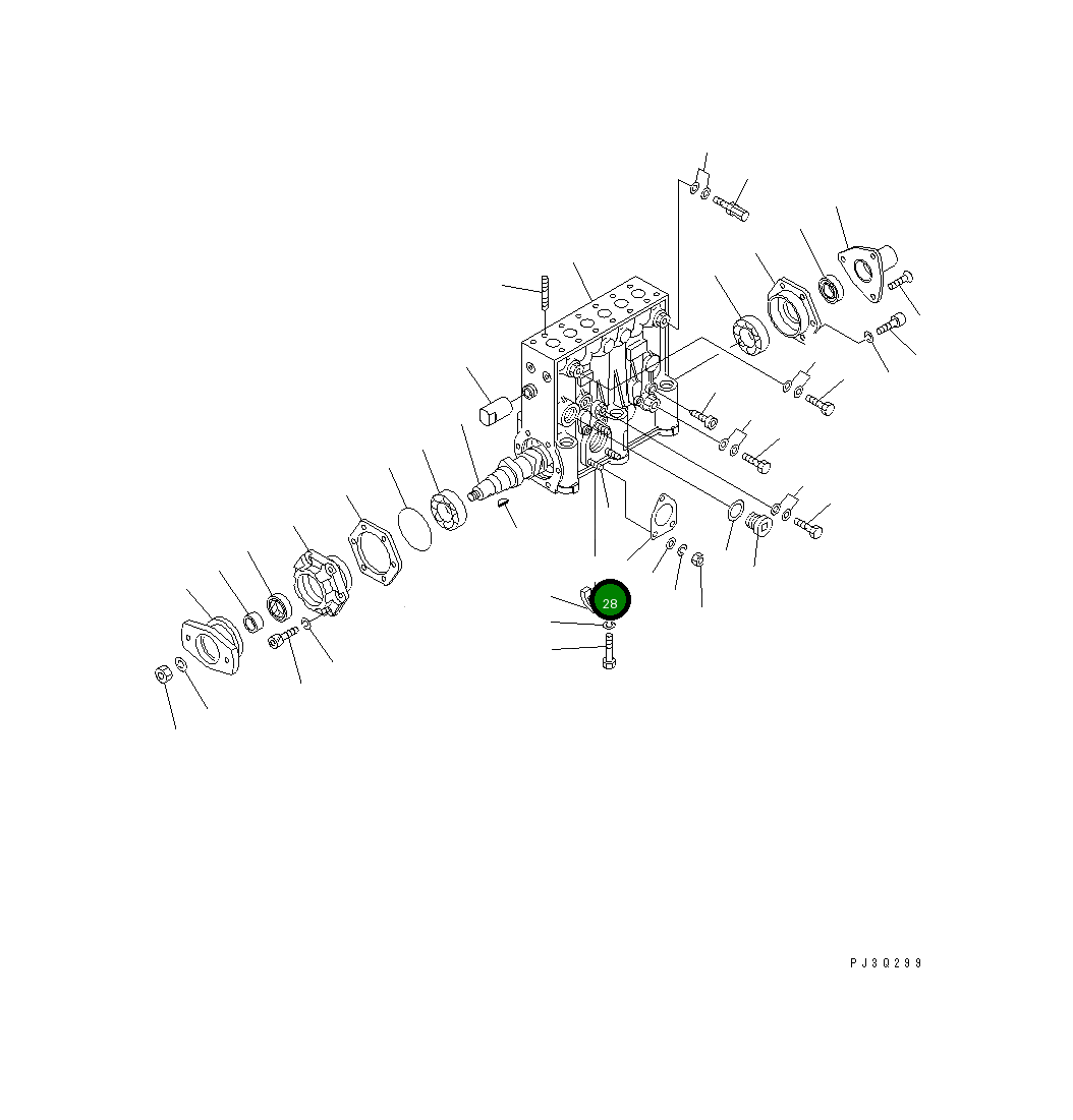 Прокладка DK133041-0400 Komatsu