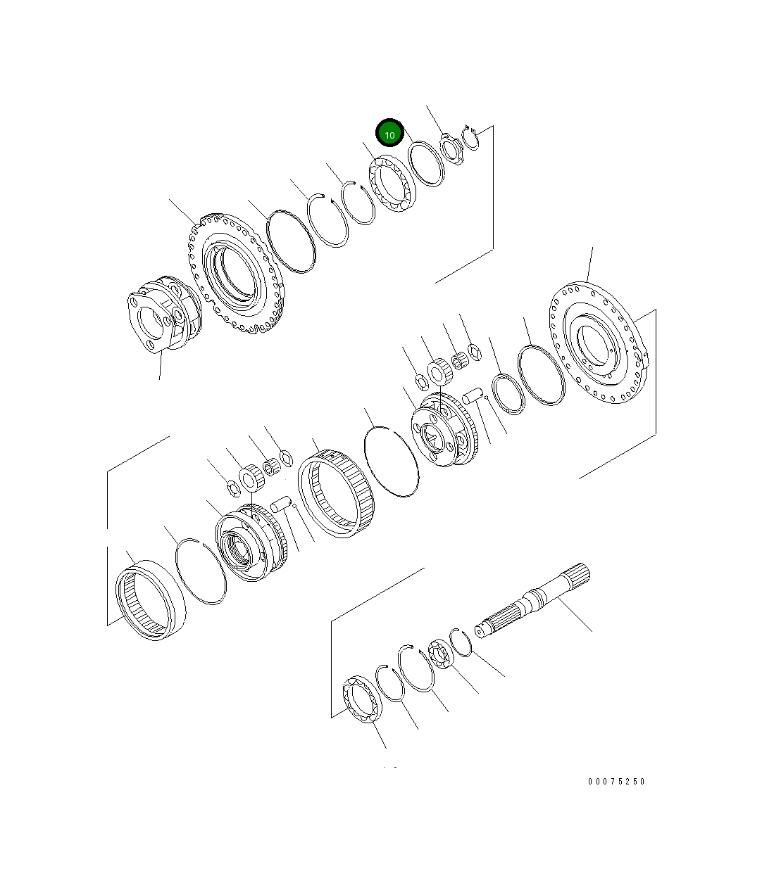 Проставка 425-15-12150 Komatsu