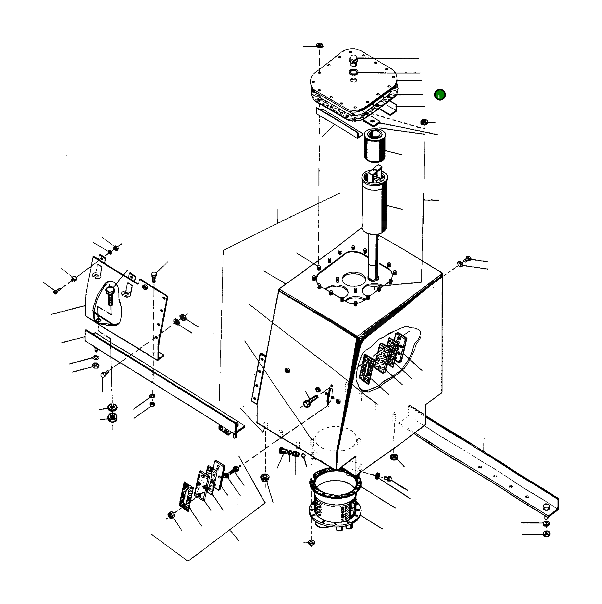 Прокладка 2948539M1 Komatsu