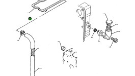 Прокладка P3681A028 Komatsu
