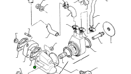 Прокладка P3686T006 Komatsu