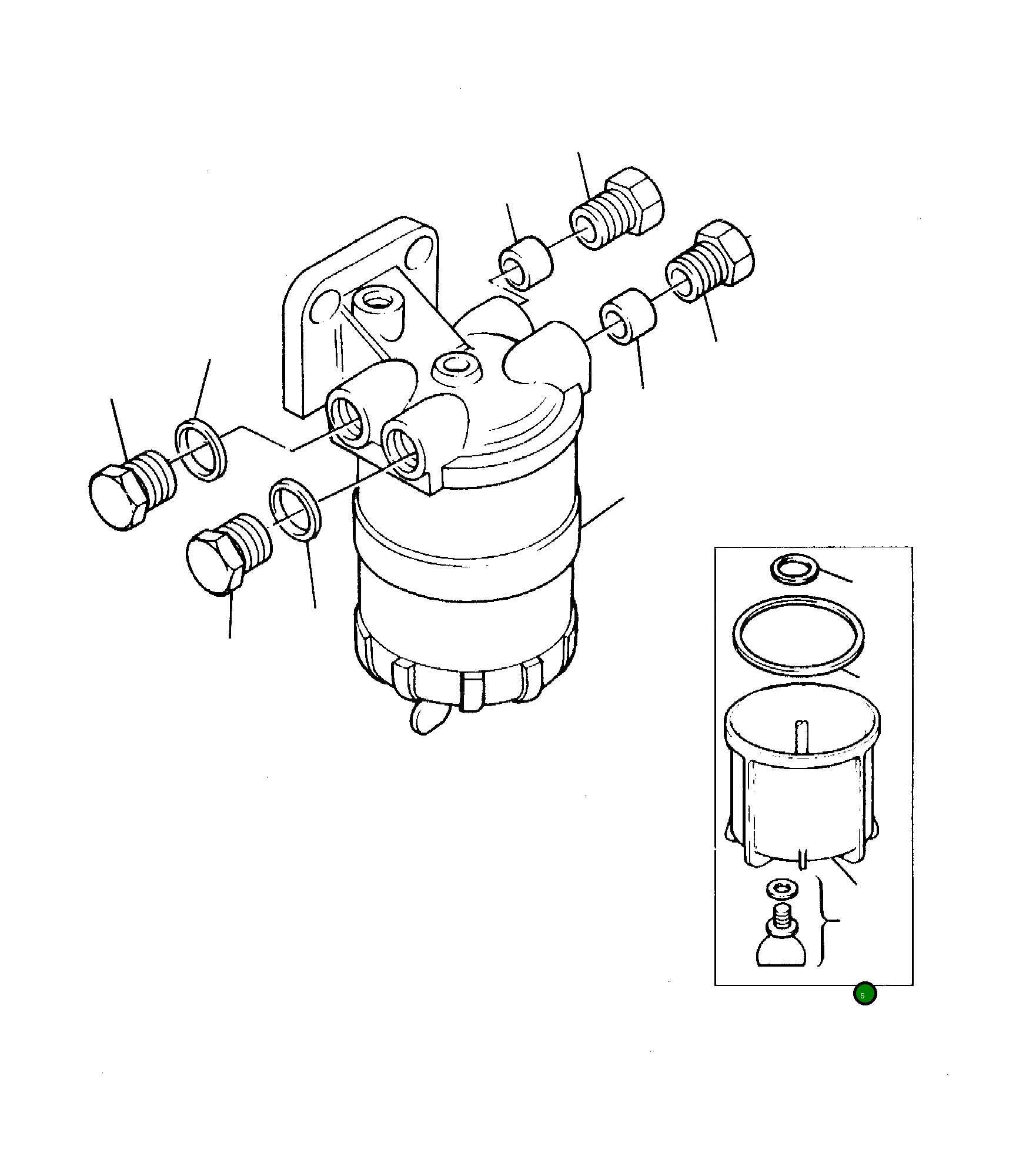 Пробка 6810-71-6250 Komatsu