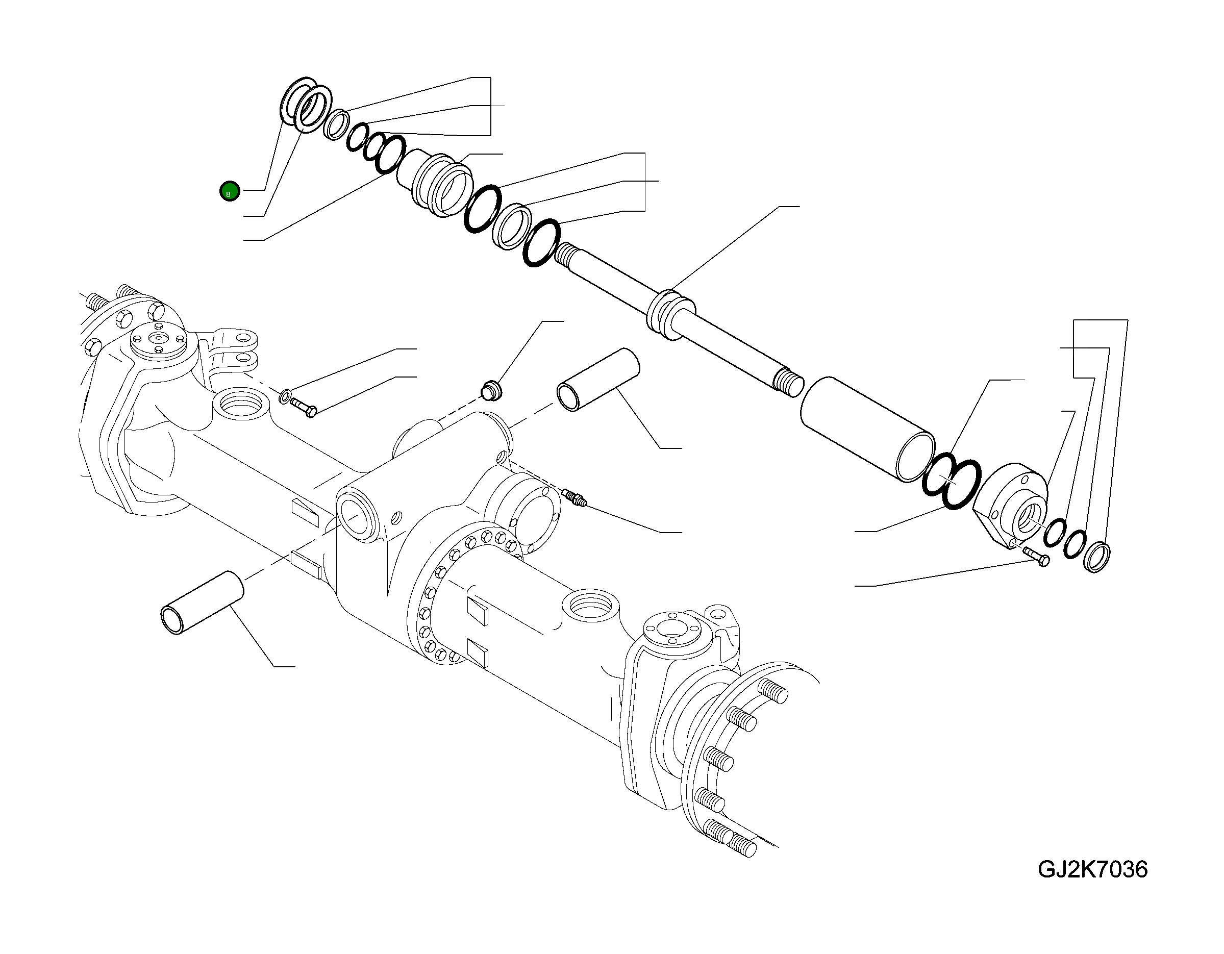 Регулировочная прокладка 20K-23-H0P00 Komatsu
