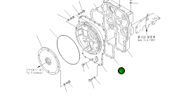 Прокладка 26C-19-11131 Komatsu