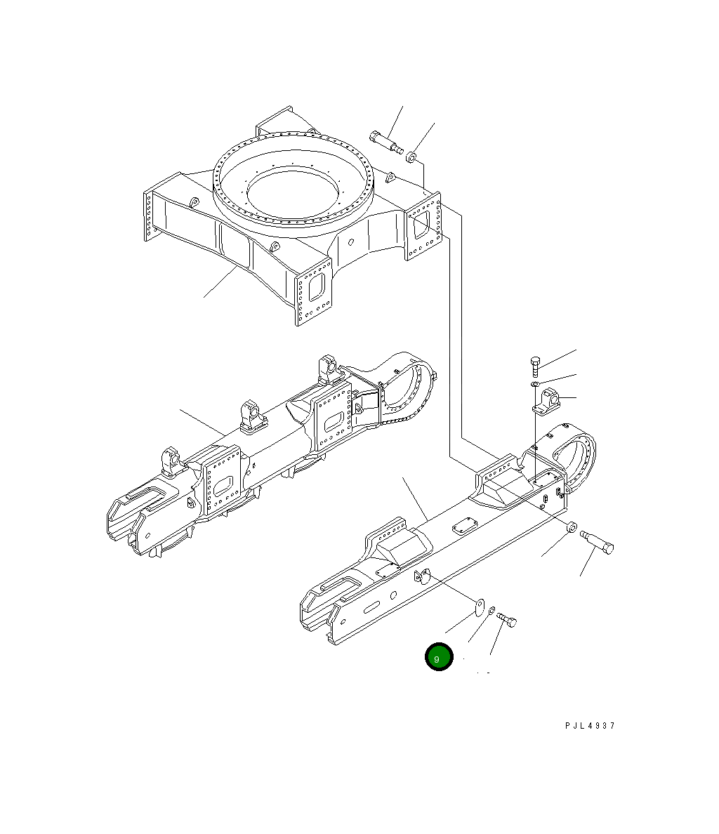 Пластина 21T-919-3160 Komatsu