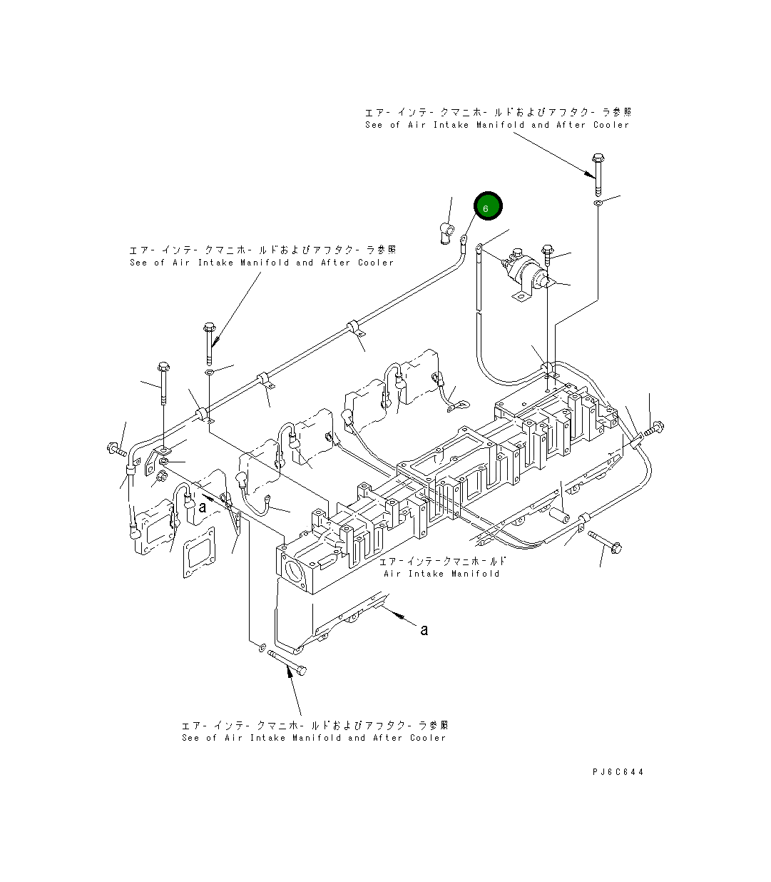 Провод 6211-82-4210 Komatsu