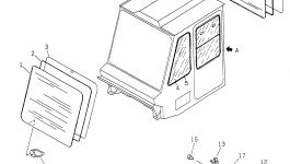 Резиновая лента BW046973 Komatsu