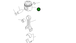 Поршень 6219-31-2110 Komatsu