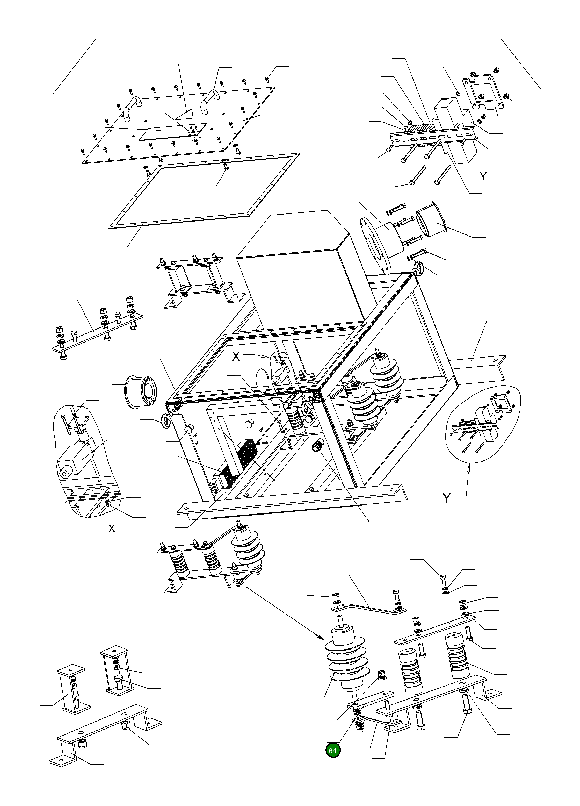 Плоский 794 167 73 Komatsu