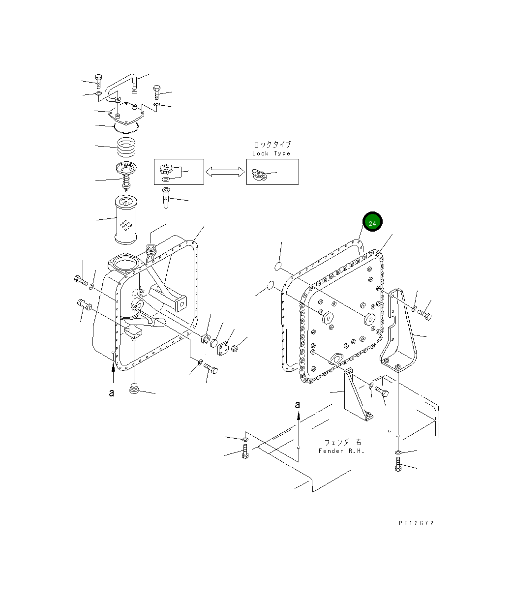 Прокладка 154-60-71161 Komatsu