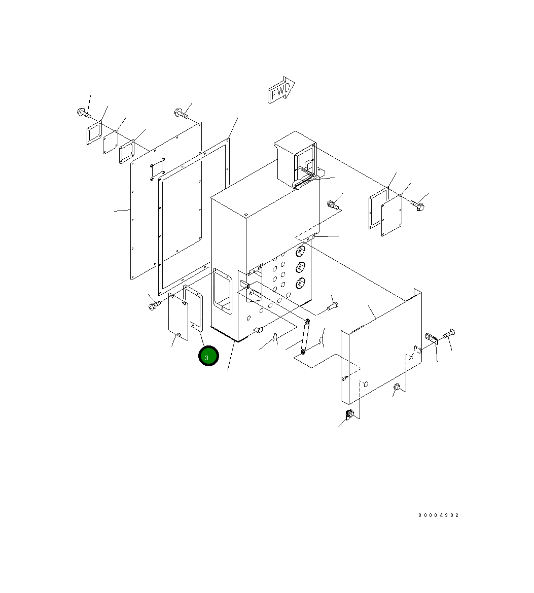 Прокладка 8230-06-1231 Komatsu
