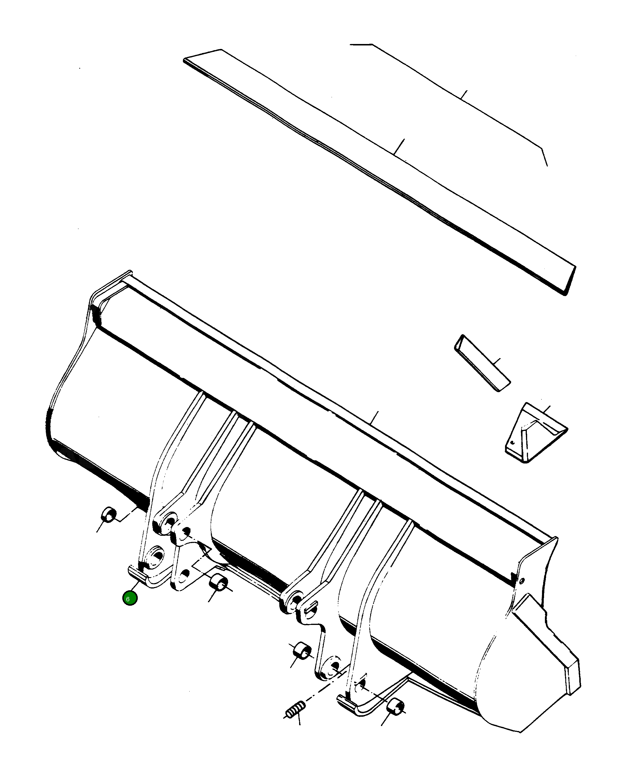 Полоз 2949391M1 Komatsu