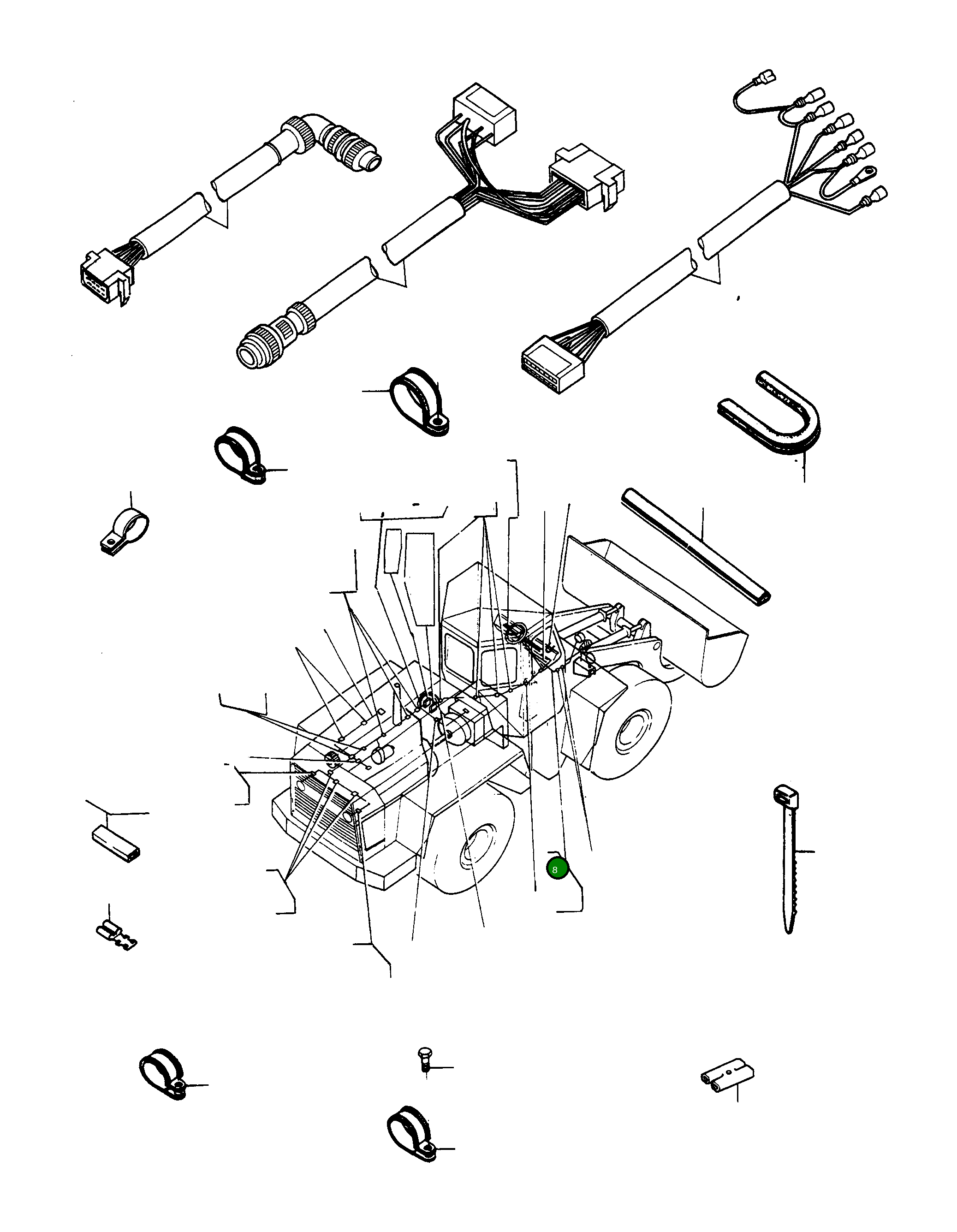 Провод 2949084M1 Komatsu