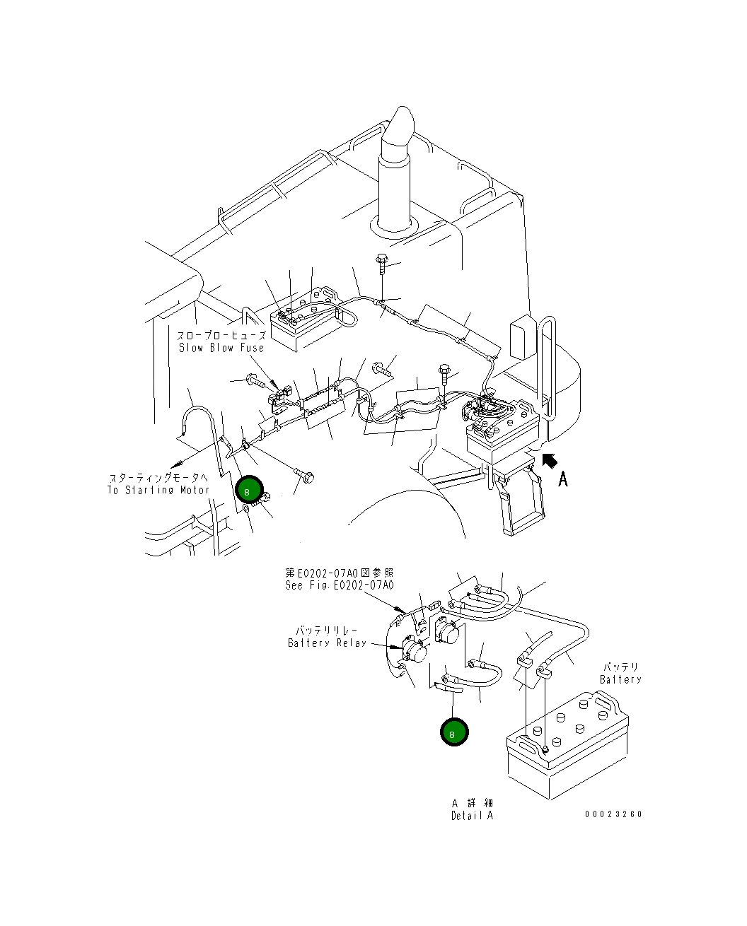 Провод 426-06-22671 Komatsu