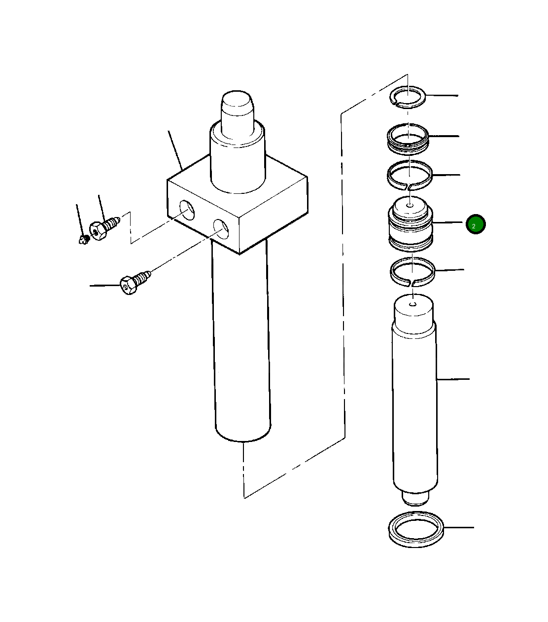 Поршень 715 955 C1 Komatsu