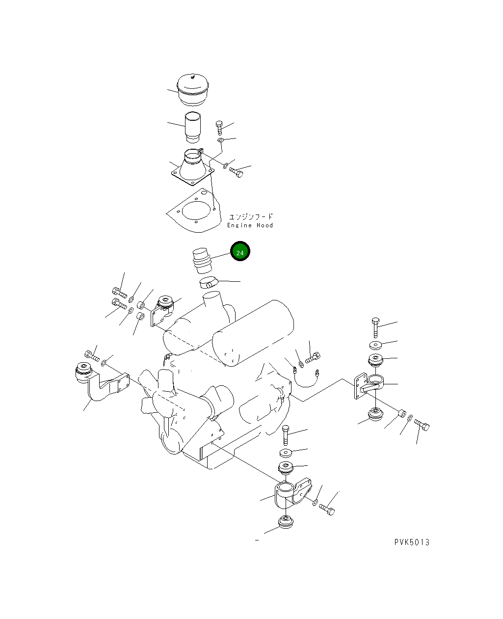 Пыльник 104-01-41140 Komatsu