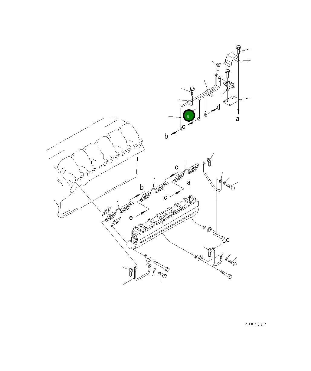 Провод 6212-81-4370 Komatsu