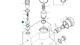 Седло клапана 1892683M1 Komatsu