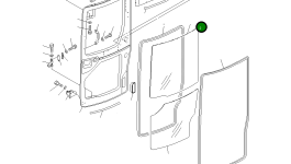 Стекло 22M-54-14340 Komatsu