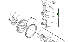 Поршневой палец YM123900-23910 Komatsu