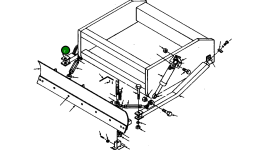 Правая сварная балка 160 339 Komatsu