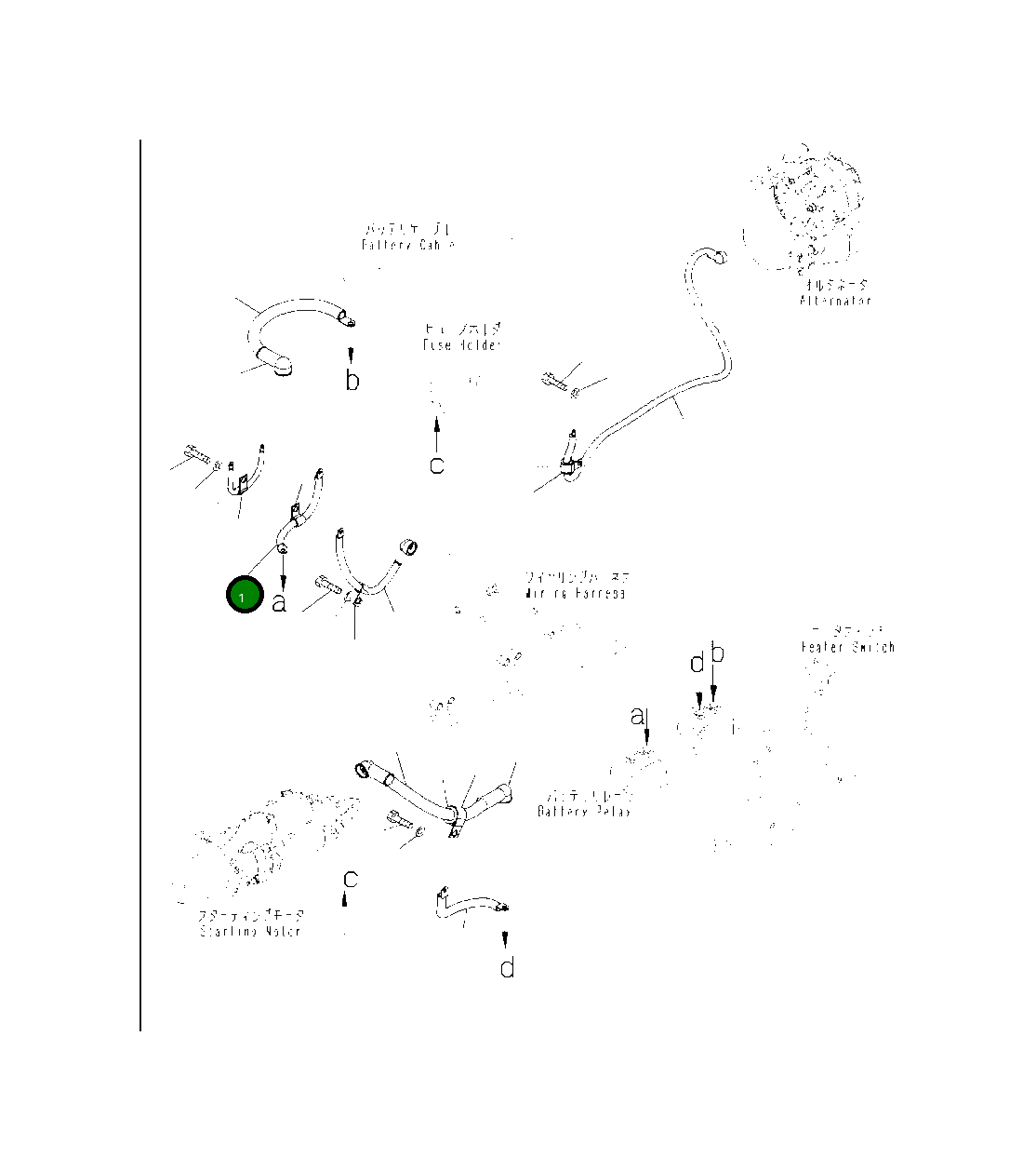 Провод 421-06-61120 Komatsu