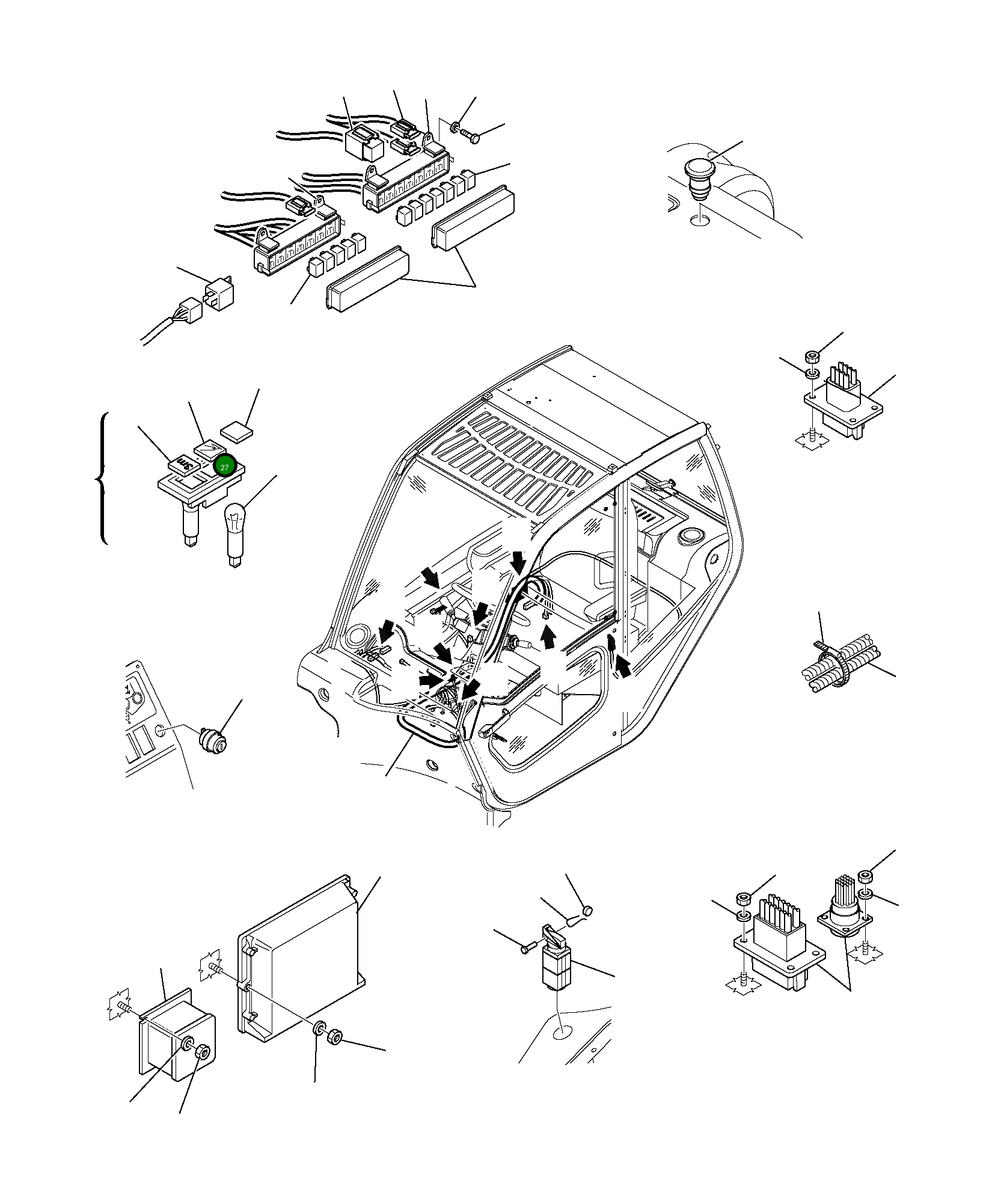 Стекло 21D-06-12321 Komatsu