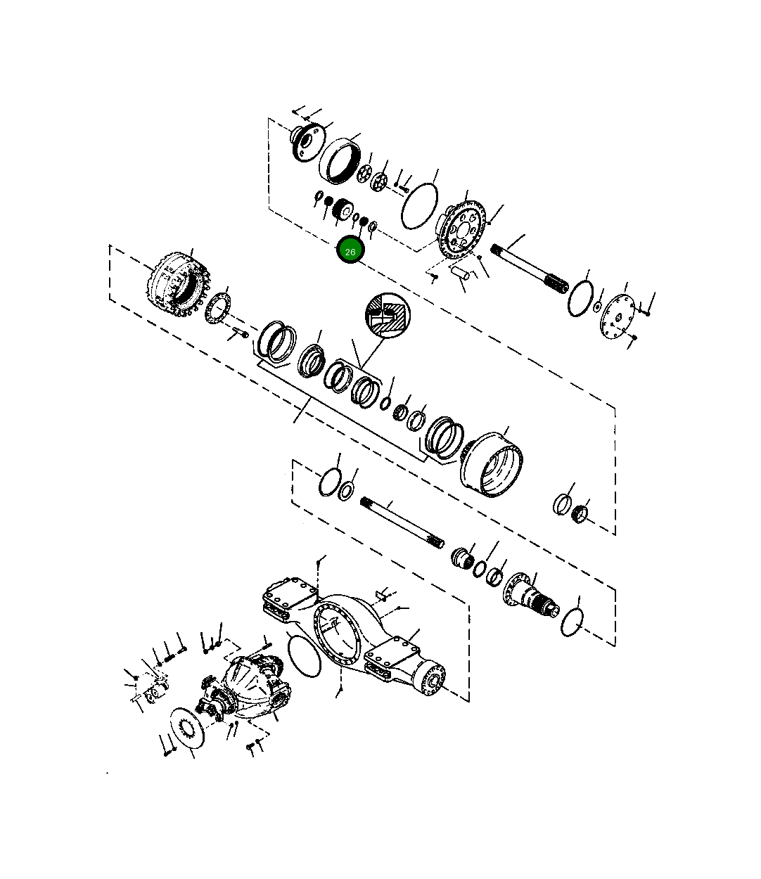 Проставка ED 3 189 Komatsu