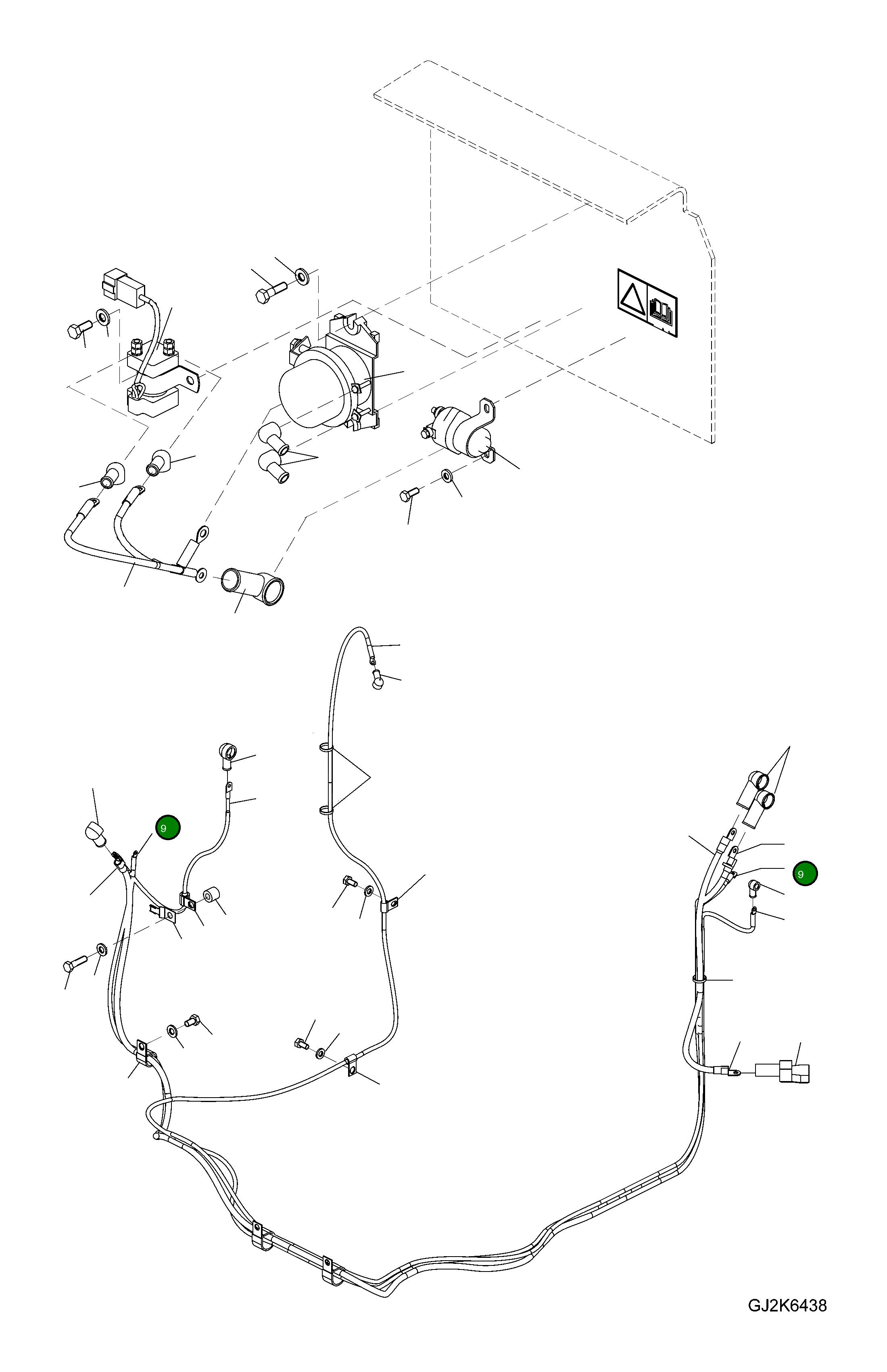 Провод 20E-06-31520 Komatsu
