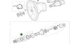 Регулировочная прокладка 09651571 Komatsu