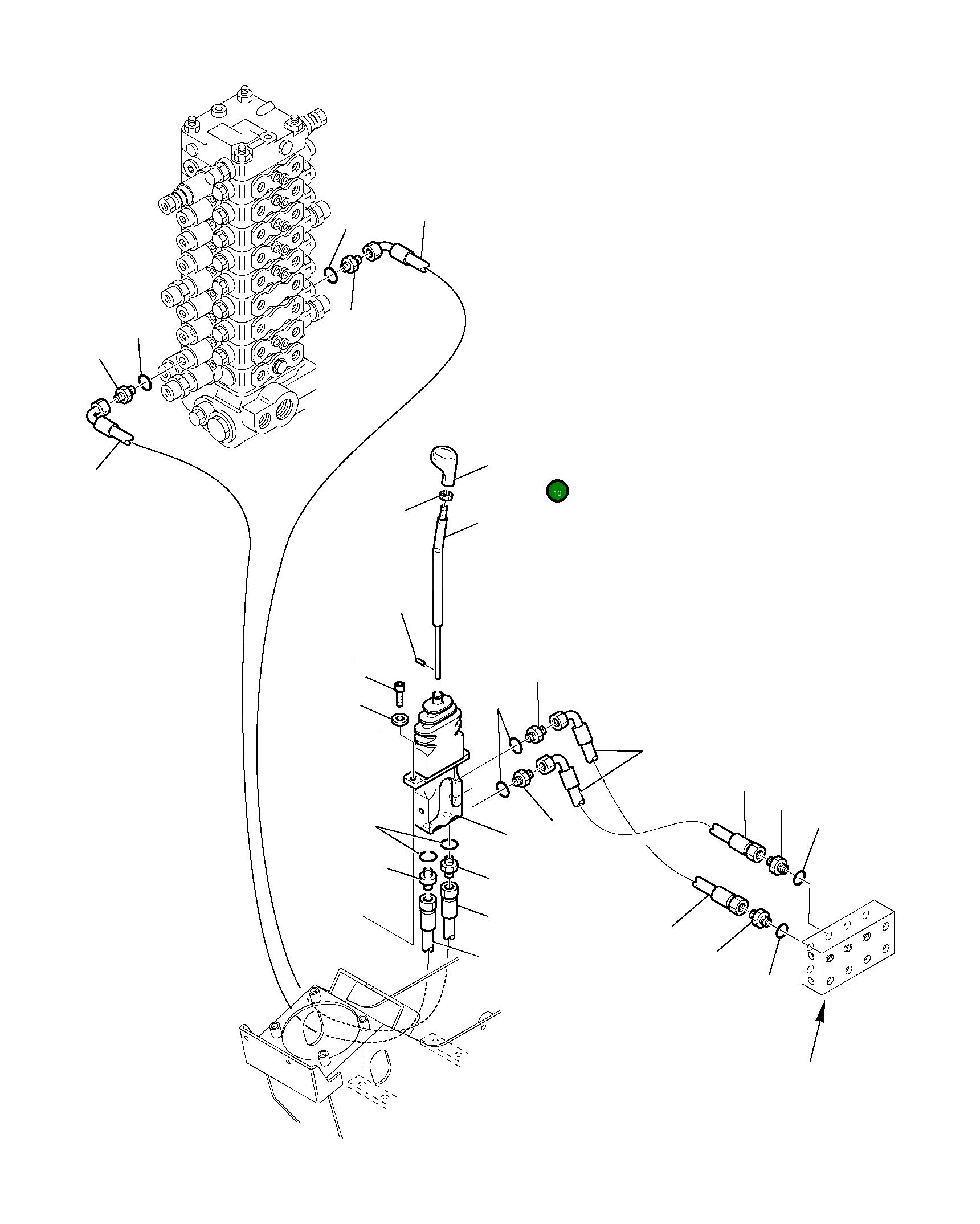 Ручка 22E-43-11320 Komatsu