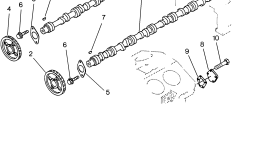 Распределительный вал 6215-41-1210 Komatsu