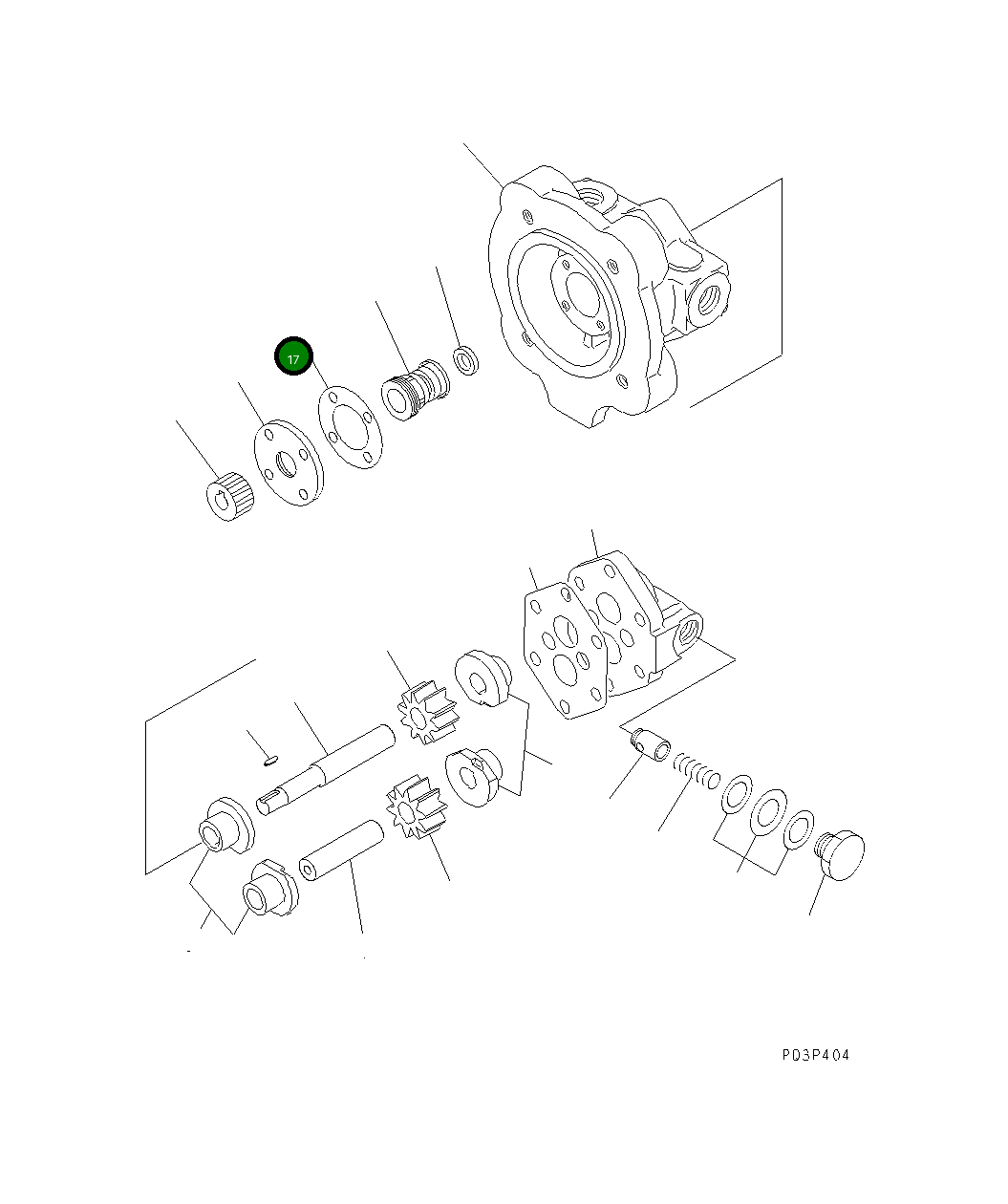Прокладка EB15GP-117-2 Komatsu