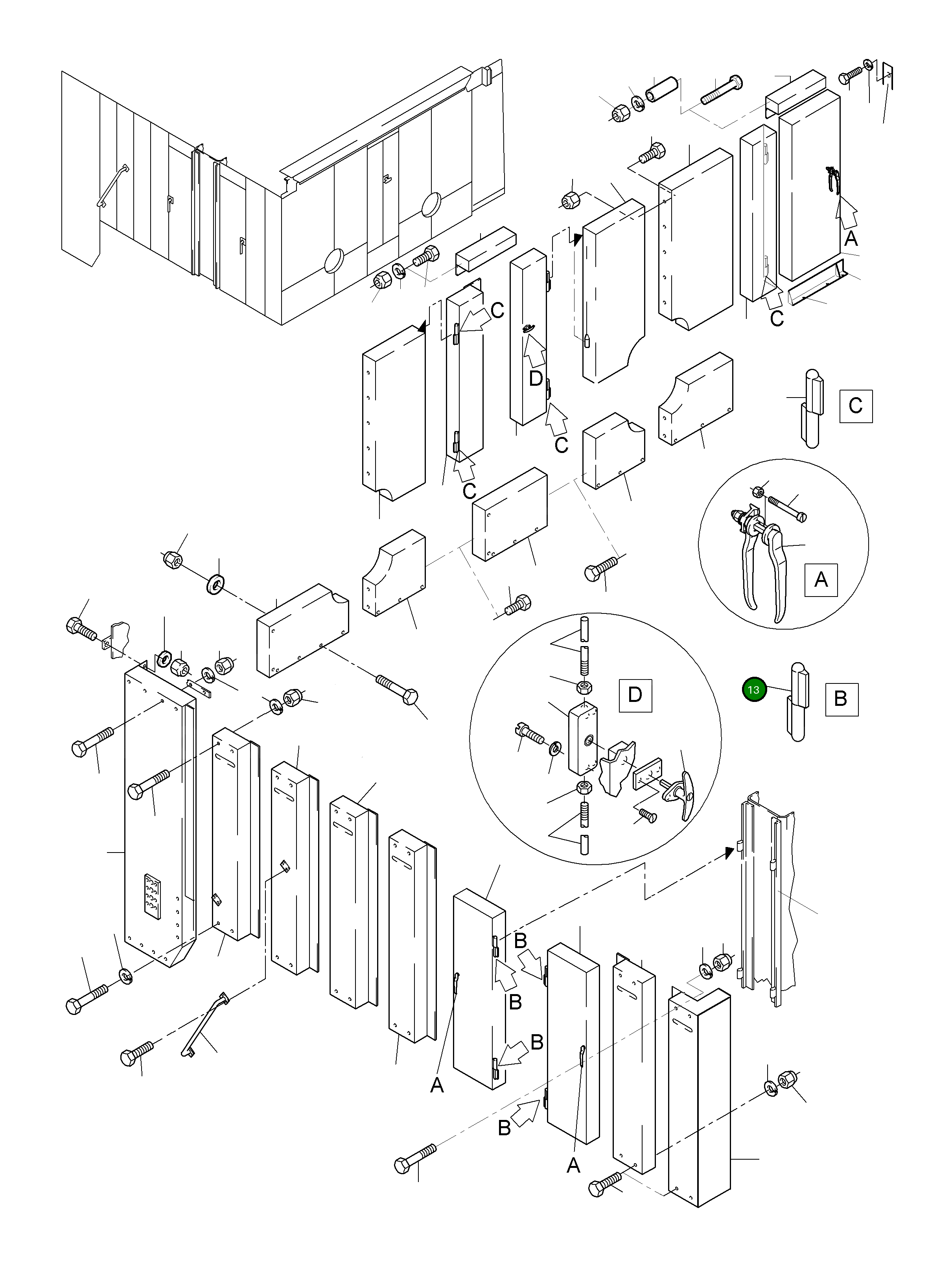 Ролик ленты 081 331 40 Komatsu