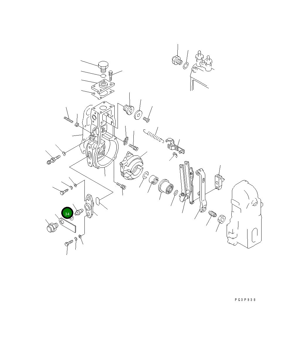 Прокладка DK154620-3100 Komatsu