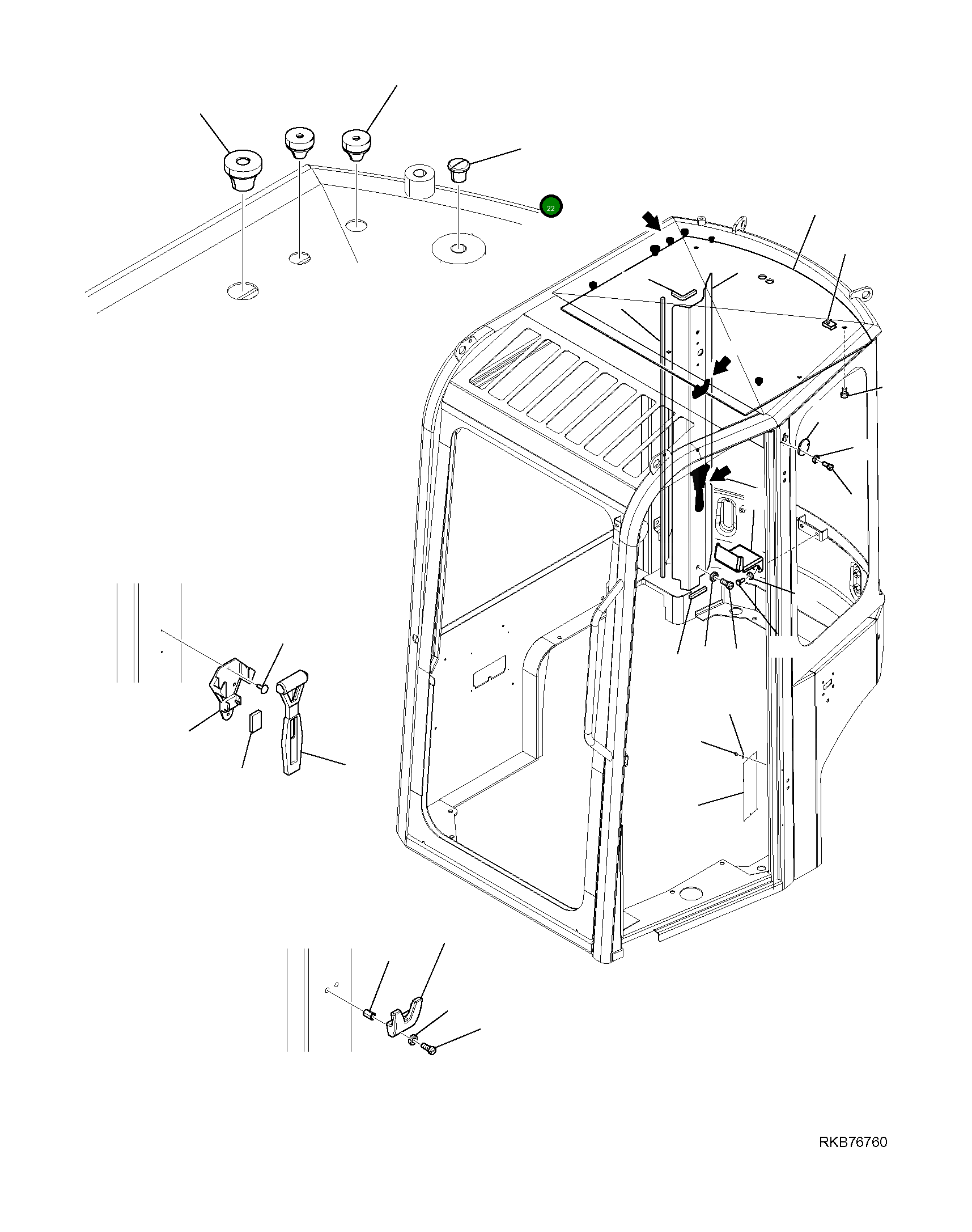 Пробка 395-56-12940 Komatsu