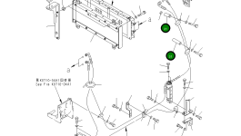 Проставка 154-06-34790 Komatsu
