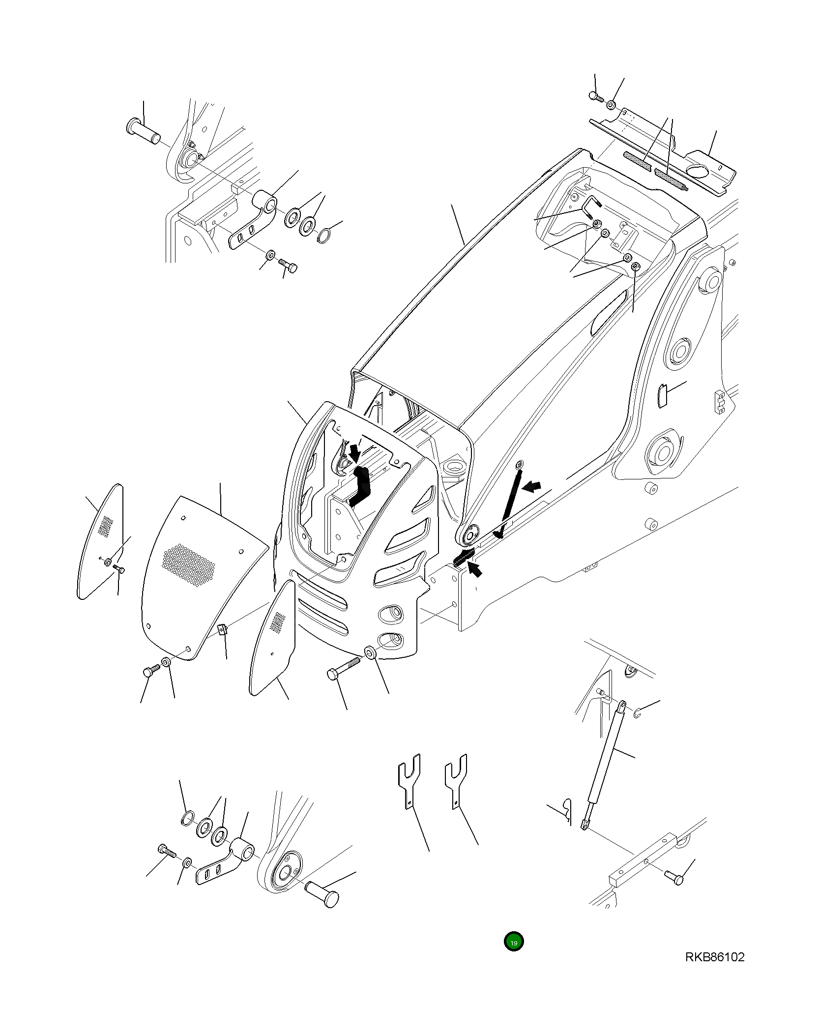 Пластина 42N-46-11490 Komatsu