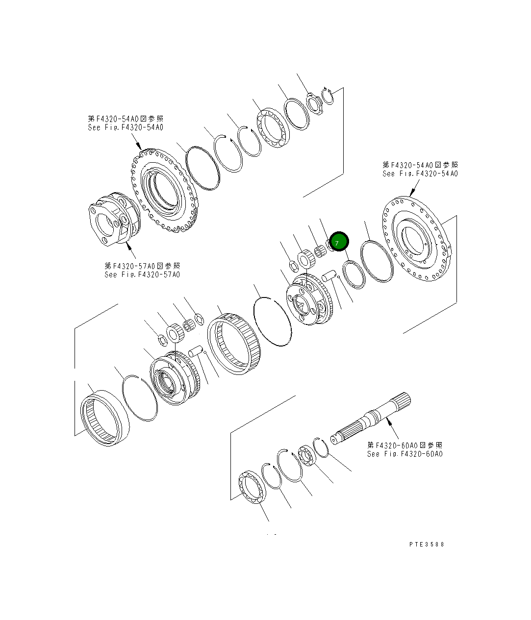 Проставка 421-15-12810 Komatsu