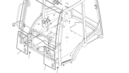 Стекло 42N-54-13310 Komatsu