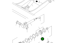 Поршень YM172422-72780 Komatsu