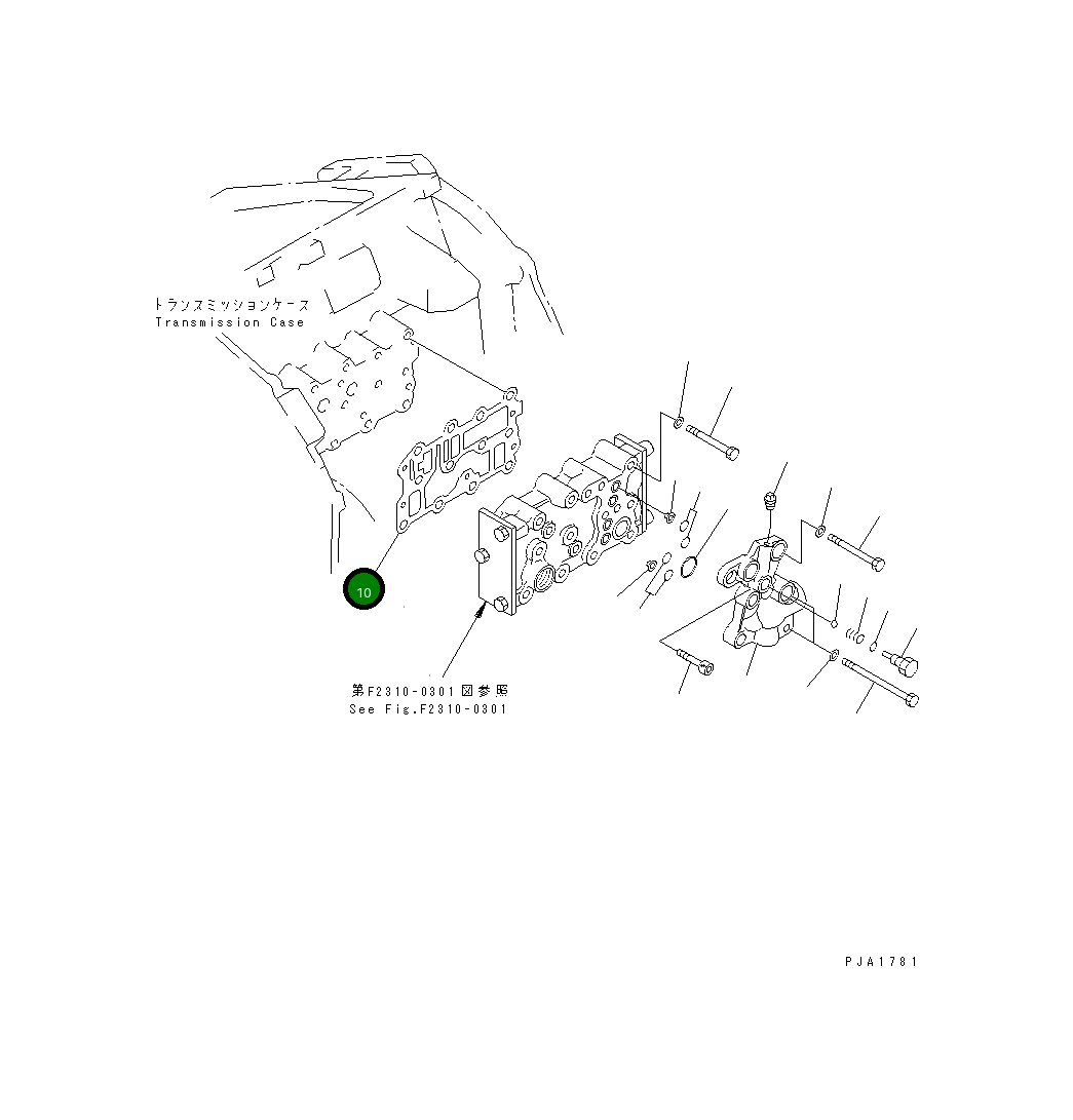 Прокладка 14X-10-15910 Komatsu