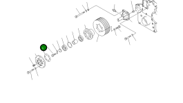 Прокладка 6162-63-3271 Komatsu